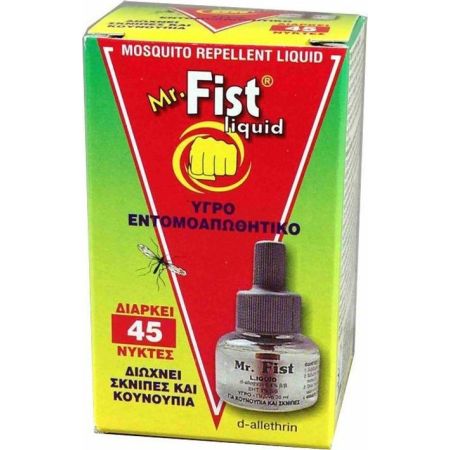 Mr. Fist Ανταλλακτικό Υγρό για Κουνούπια 30ml (5202075000113)