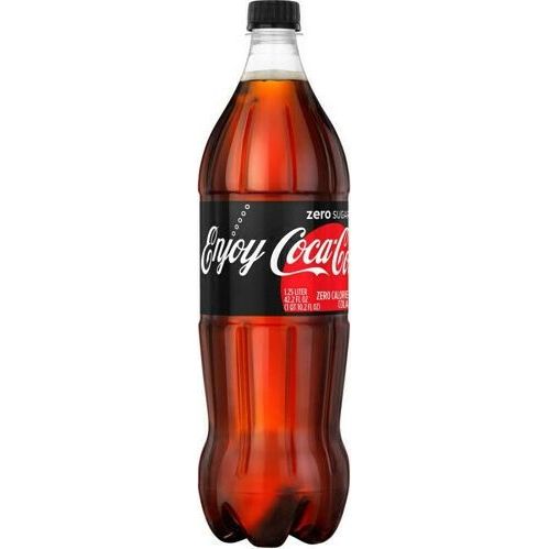Coca Cola Zero Carbonated Cola Bottle Without Sugar 1.5lt 6t (5449000133335)