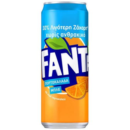 Fanta Blue Box Orange without carbonated 330ml 24t (1001003105)