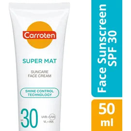 Carroten Sunscreen Face Cream Super Mat Spf30+ 50ml (5201314160083)