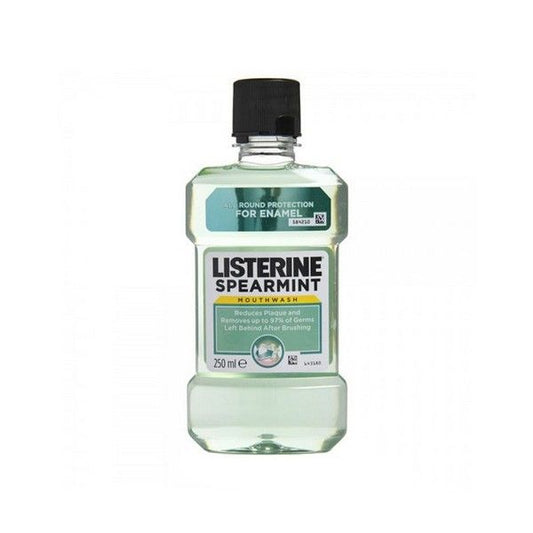 Listerine Spearmint Anti-Plaque Oral Solution 250ml 6t (3574661276496)