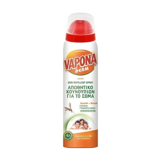 Εντομοαπωθητικό Vapona Λοσιόν σε Spray Κατάλληλo για Παιδιά 100ml (5201395119635)