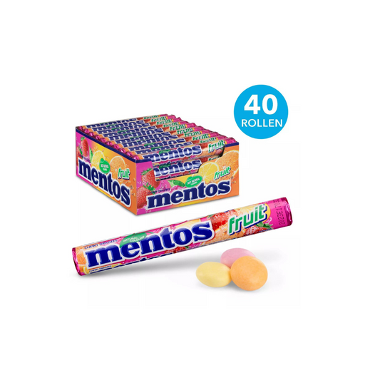 Mentos Fruit Rollen 40 Τεμάχια x38gr (8723400775645)