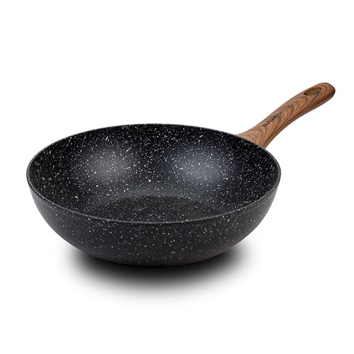 Nava Aluminum wok with non-stick coating 28cm (5205746087406)