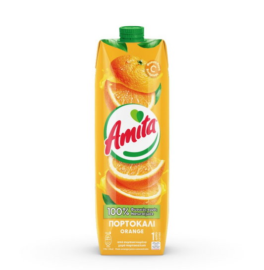 AMITA ΧΥΜΟΣ ΠΟΡΤΟΚΑΛΙ 1L 12τ (5201005085237)