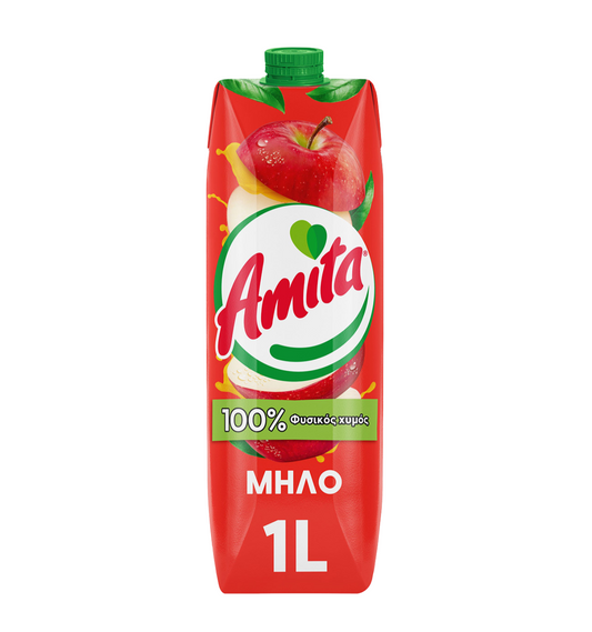 AMITA ΧΥΜΟΣ ΜΗΛΟ 1L 12τ (5201005001749)