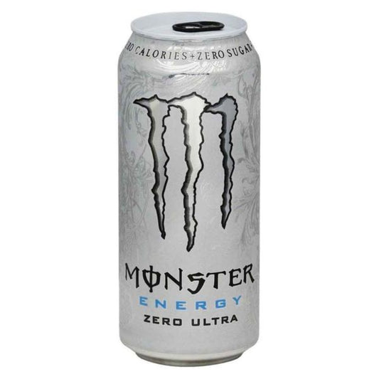 Monster Ultra Κουτί Energy Drink White με Ανθρακικό Χωρίς Ζάχαρη 500ml 24τ (5060337501125)