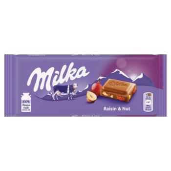 Σοκολάτα Γάλακτος Milka Raisin & Nut 100gr 25τ (3045140280902)