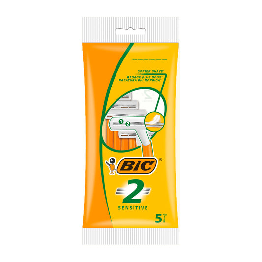 Bic Ξυραφάκια μιας Χρήσης 2 Sensitive 5τμχ (3086126674704)