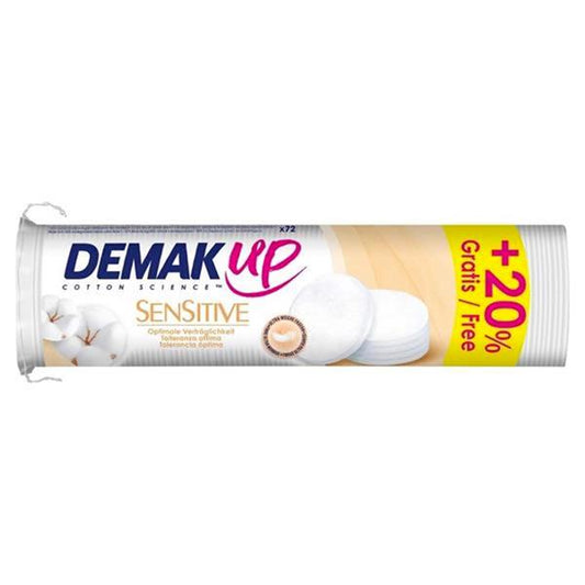 Demak'Up Sensitive Silk Discs Δίσκοι Ντεμακιγιάζ +20% Επιπλέον Προϊόν 72τεμ (3133200000130)