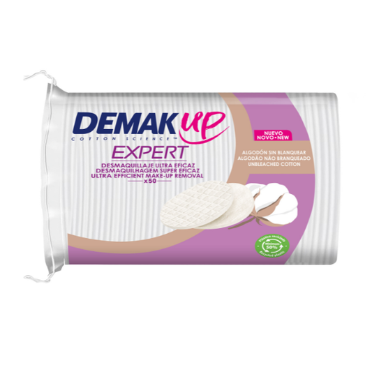 DEMAK'UP Expert Oval Disks Δίσκοι Ντεμακιγιάζ Οβάλ 50τεμ (3133200065634)