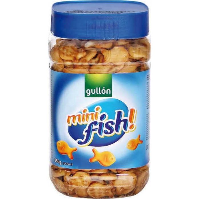 Gullon Crackers Mini Fish Salt 350gr 12t (8410376014068)