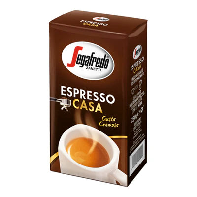 Segafredo Zanetti Καφές Αλεσμένος Espresso Casa Ground 250gr (8003410344117)