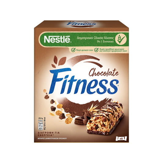 Nestle Fitness Cereal Bar with Chocolate (6x23.5gr) 16p (3387390320008)