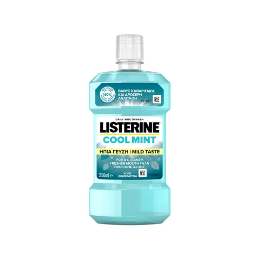 Listerine Στοματικό Διάλυμα Cool Mint Ήπια Γεύση 250ml (3574660649864)