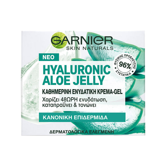 Garnier Hyaluronic Aloe Cream Ενυδατική Κρέμα Για Ευαίσθητες Επιδερμίδες 50ml (3600542398237)
