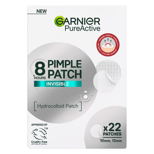 Garnier PureActive 8 Hours Pimple Patches Επιθέματα Kατά των Ατελειών 22τεμ (3600542619103)