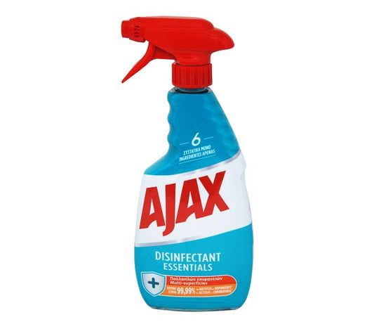 Ajax Καθαριστικό Spray Disinfectant Essentials 500ml 12τ (8718951448476)