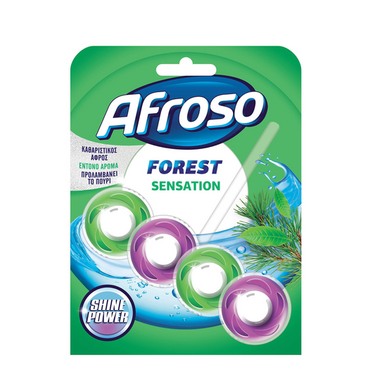 AFROSO WC BLOCK FOREST SENSATION ΣΤΕΡΕΟ 40ΓΡ 12τ (5201314132219)
