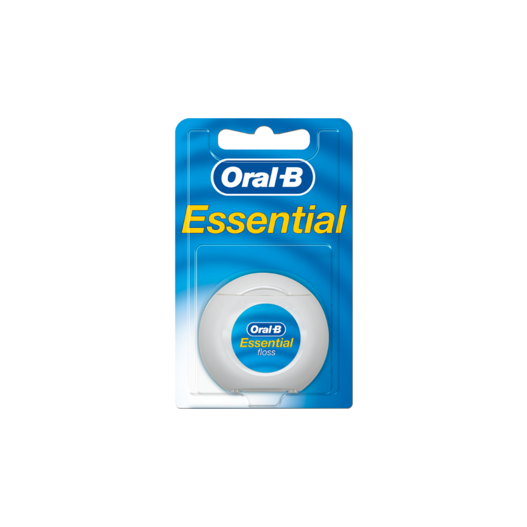 Oral-B Essential Floss Οδοντικό Νήμα Ακύρωτο 50Μ 12τ (5010622005012)