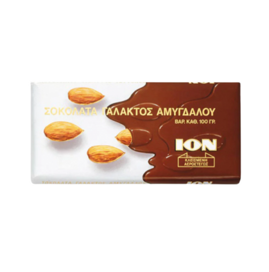 ΣΟΚ. ΙΟΝ ΓΑΛΑΚΤΟΣ ΜΕ ΟΛΟΚΛΗΡΑ ΑΜΥΓΔΑΛΑ 100ΓΡ 10τ (5012501012029)