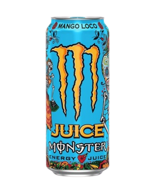 Monster Juice Box Energy Drink Mango Loco with Carbonated 500ml 24t (5060639121649)