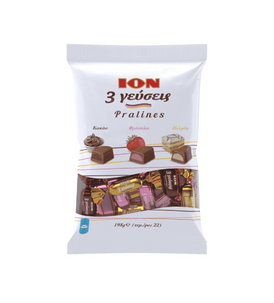 ΣΟΚ. ΙΟΝ ΣΟΚΟΛΑΤΑΚΙΑ ΓΕΜ. 3ΓΕΥΣΕΙΣ 198ΓΡ 18τ (5201127005700)