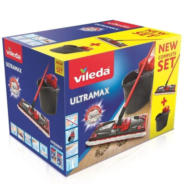 VILEDA ULTRAMAX 2IN1 ΣΕΤ ΣΦΟΥΓΓΑΡΙΣΜΑΤΟΣ 10L (4023103143890)