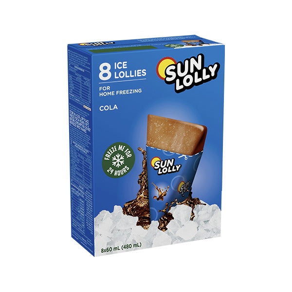 Γρανίτες Sun Lolly Ice Lollies Cola 8x65gr (5775345204325)