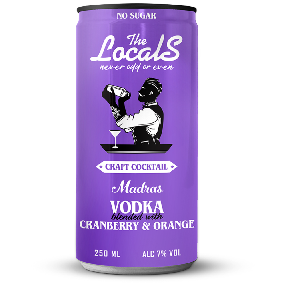 Coctail Locals Vodka Cranb & Orange 250ml 16τ (5206542010520)