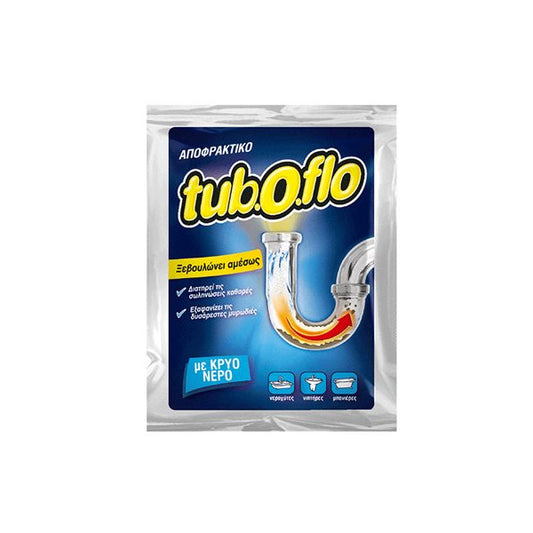 Tuboflo Σκόνη Απόφραξης με Κρύο Νερό 60gr 30τ (5201314304302)