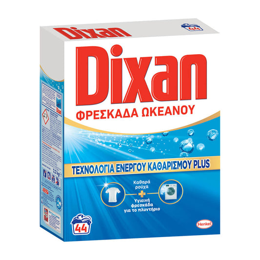 Dixan Ocean Freshness Laundry Detergent Powder 44 mez 2.2kg (5201395161337)