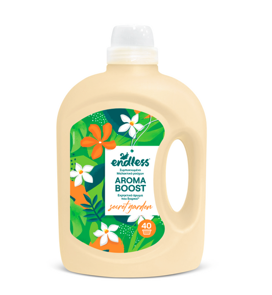 ENDLESS ΜΑΛΑΚΤΙΚΟ ΡΟΥΧΩΝ AROMA BOOST SECRET GARDEN 2L 4τ(5202995107343)