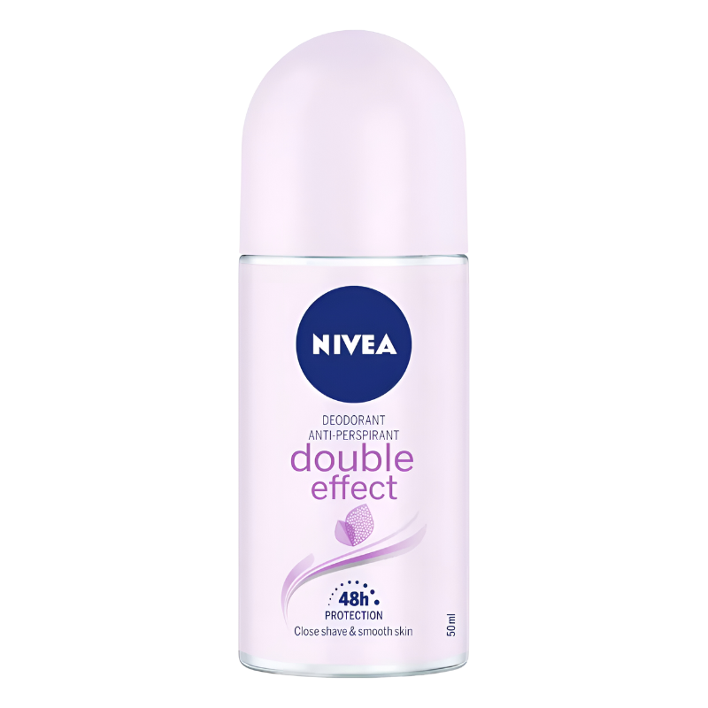 NIVEA ROLL-ON (B & W) DOUBLE EFFECT 50ML (Σ6) (42345275)