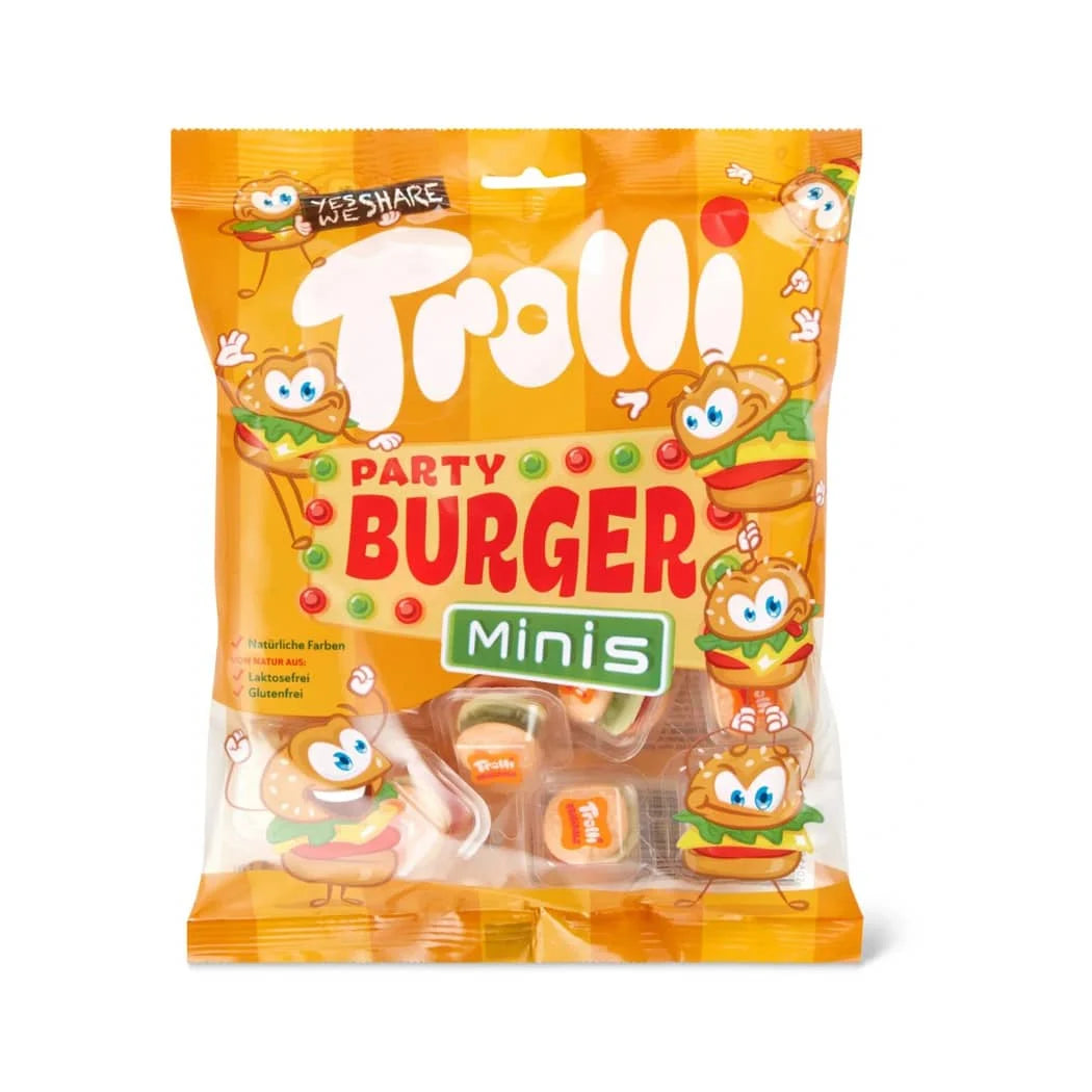 Trolli Mini Burger Σακούλα 170gr (4000512004905)