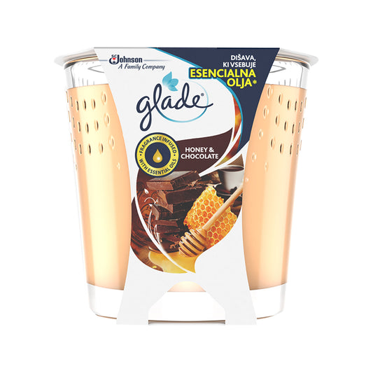 Glade Κερί Αρωματικό Honey & Chocolate 129gr (5000204105889)
