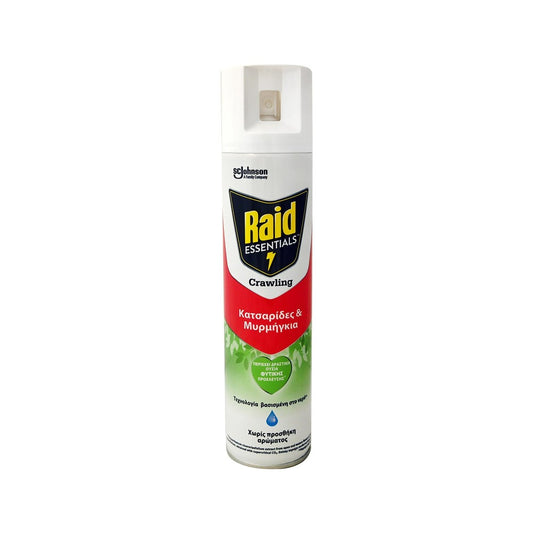 Εντομοκτόνο Raid Aerosol Crawling Για Κατσαρίδες & Μυρμήγκια 400ml (5000204247442)