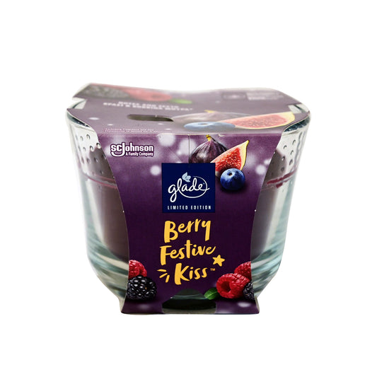 Glade Αρωματικό Κερί Berry Festive Kiss 204gr (5000204363562)