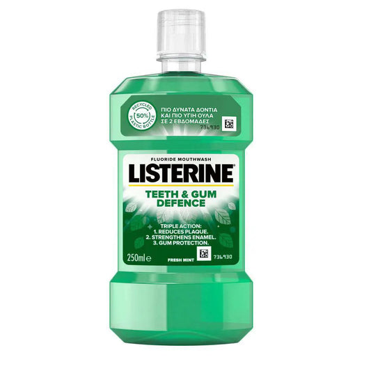 Listerine Στοματικό Διάλυμα 250ml Teeth & Gum Defence (5010123714246)