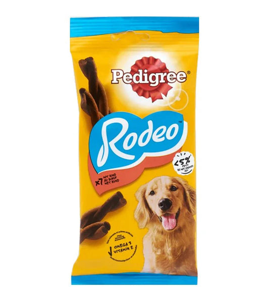 Pedigree Rodeo Stick για Σκύλους 123gr 7τμχ σε Γεύση Μοσχάρι 12τ (5010394003896)