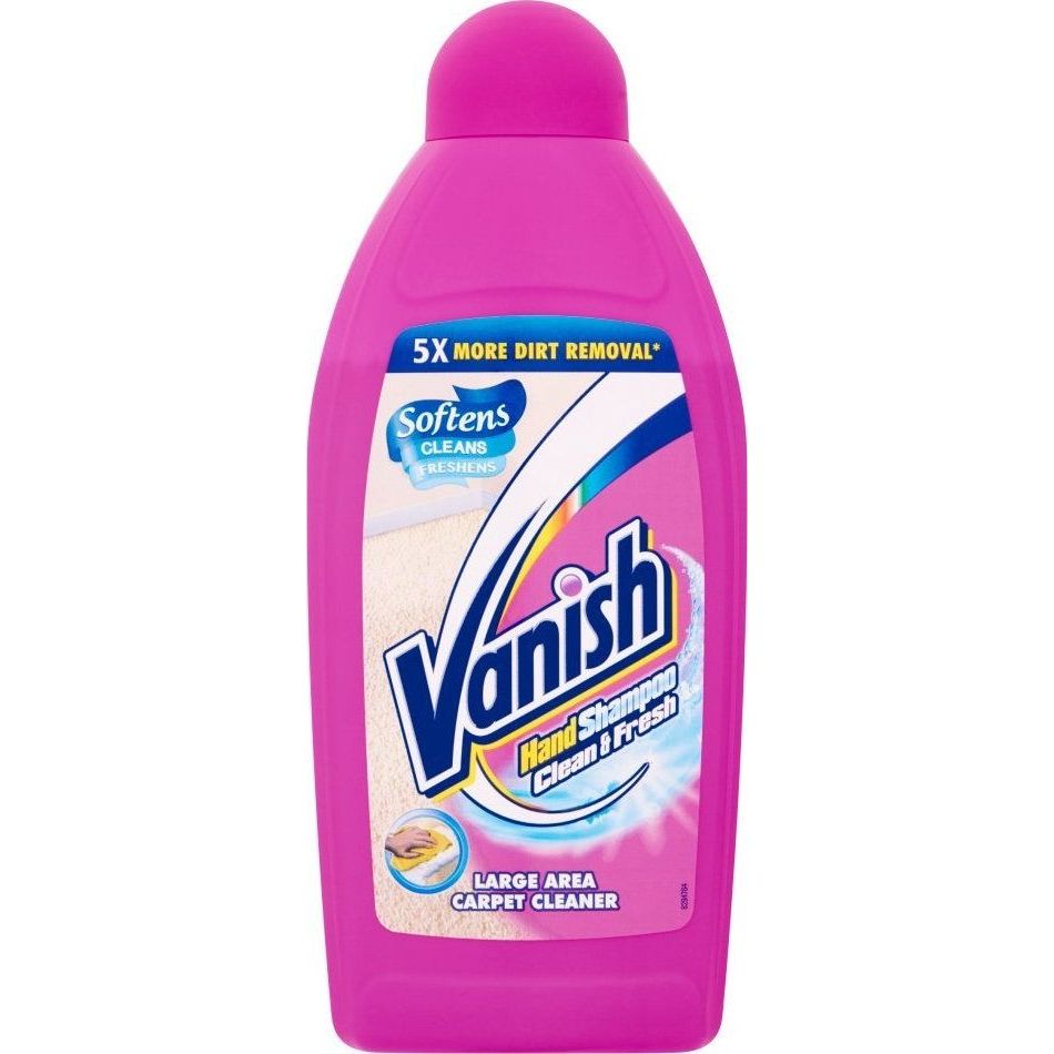 Vanish Hand Shampoo Clean &amp; Fresh Carpet Cleaning Liquid 450ml 12t (5900627012477)