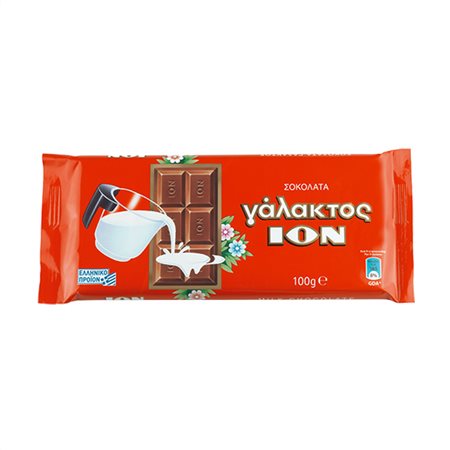 Σοκολάτα ION Γάλακτος 100gr 10τ (5012501010094)