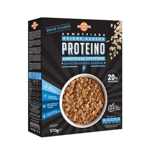Βιολάντα Δημητριακά Proteino Χωρίς Ζάχαρη 370gr (5200100942476)