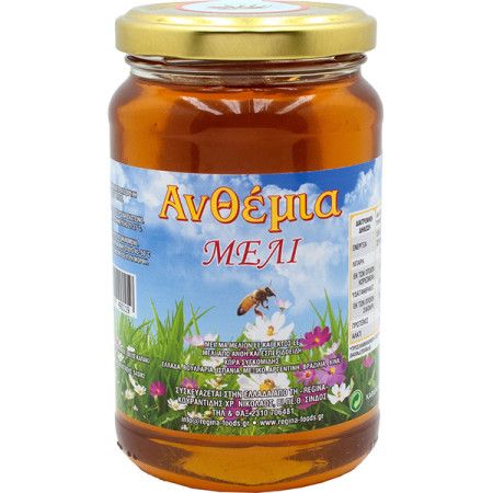 Ανθέμια Μέλι Βάζο 450gr 12τ (5200104490119)