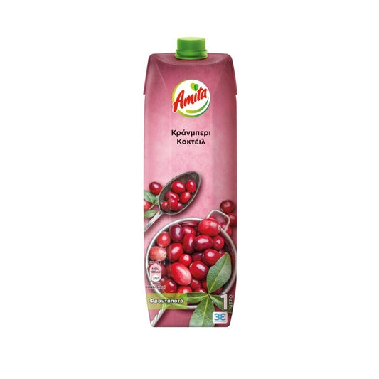 ΧΥΜΟΣ CRANBERRY 1L