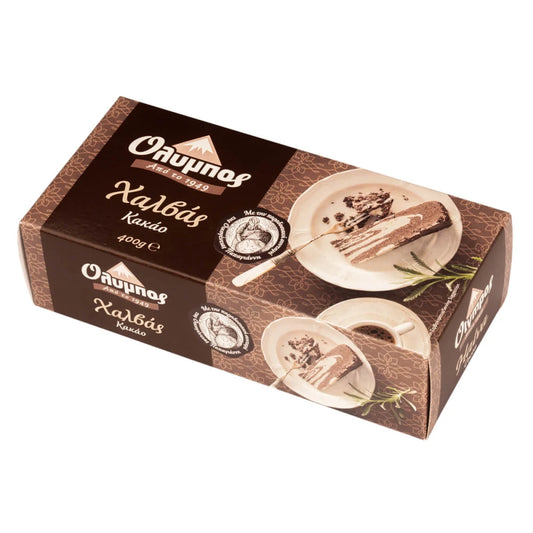 Όλυμπος Χαλβάς Κακάο Σκαφάκι 400gr 12τ (5201182013047)