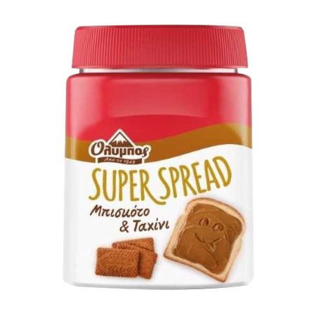 OLYMPOS SUPER SPREAD BISCUIT &amp; TAHINI 350gr 12t (5201182036121)