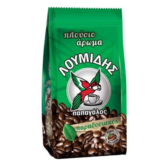 Lumidis Papagalos Greek Coffee Traditional 96gr 30t (5201219040107)