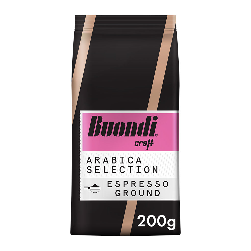 Espresso Coffee Ground Buondi Craft Arabica Selection 200gr 15t (5201219486936)