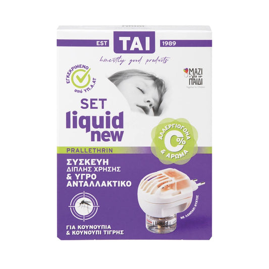 Εντομοκτόνο Tai Liquid Σετ με Συσκευή Διπλής Χρήσης + Ανταλλακτικό Tai (5201260101987)